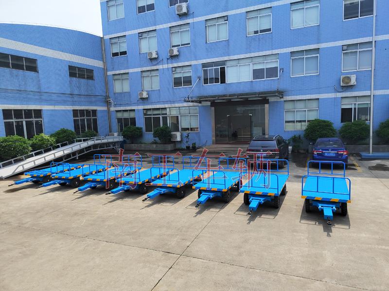 3吨无动力牵引华体会官方(中国)总部组前后可拆护栏